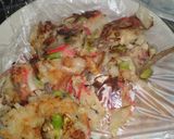 お好み焼きに残り物のおかずを入れる！作り方2写真