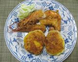 揚げない！鶏挽き肉のヘルシー焼きコロッケ作り方7写真