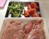梅の棒々鶏サラダ作り方1写真