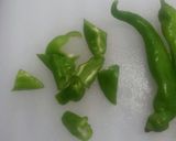 万願寺とうがらしとおじゃこの炊いたん☆作り方1写真
