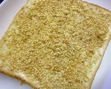 胡麻とパセリの塩昆布・コンソメトースト作り方1写真