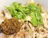 蒸し鶏と香菜の和えもの。作り方13写真