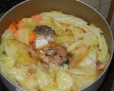 サバ缶でキャベツの煮びたし作り方3写真