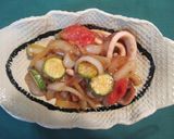 ☆リングイカと野菜の簡単ソテー☆作り方5写真