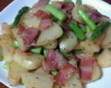 バターが決め手♪アスパラじゃが炒め作り方7写真