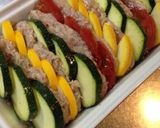 ♬ズッキーニと豚ひき肉の重ね焼き♬作り方3写真