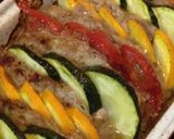 ♬ズッキーニと豚ひき肉の重ね焼き♬作り方4写真