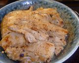 豚バラ肉で作るネギ塩麹豚丼作り方12写真