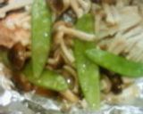 フライパンで♪鮭ときのこのホイル焼き作り方17写真