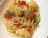 たっぷりフレッシュトマトのパスタ作り方8写真
