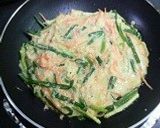 ジャガイモで作る、オクラチヂミ♫作り方3写真