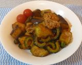 パパのナス＆ゴーヤーの焼肉のたれ炒め作り方6写真