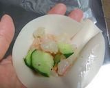 胡瓜と海老の餃子は、マヨネーズでおいしく作り方3写真
