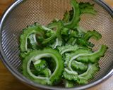 ゴーヤのナムル風磯和え～お弁当にも◎作り方1写真