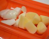 レンジで簡単！塩麹でビシソワーズ作り方1写真