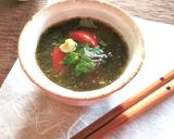 味噌わさび風味　トマト入りもずく酢作り方5写真