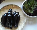 ナスのし～そ巻き巻き♪作り方1写真