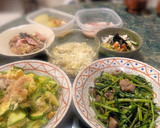 砂肝と空芯菜（エンサイ）のサッと炒め作り方7写真