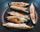 簡単☆茄子の塩麹豚巻き☆生姜風味作り方6写真