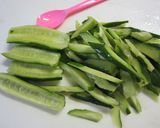 豚肉とキュウリの粒マスタードソース炒め作り方2写真