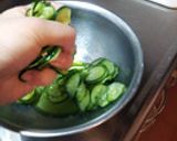 自家製らっきょうで☆わかめと胡瓜の酢の物作り方5写真