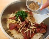 かつおの手ごねごはん作り方4写真