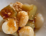 甘さ控えめ♪煮豆の寒天白玉デザート作り方9写真