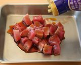 ネバネバ野菜とかつおのづけ丼作り方5写真