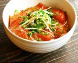 ■サーモンのうまうま♪ねぎ醤油たれ丼■作り方4写真