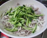 豚肉とキュウリの粒マスタードソース炒め作り方6写真