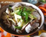 簡単♪塩麹魚＆和風野菜とわかめの重ね蒸し作り方6写真