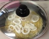 フライパンひとつ!イカと明太子のパスタ作り方3写真