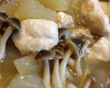 とうがん・ササミ・しめじの煮物作り方8写真