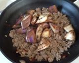 なすとひき肉の炒め物♡作り方5写真