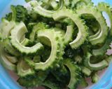 ゴーヤの佃煮～黒糖梅～作り方1写真