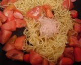 トマト入り塩焼きそばのとろけるチーズかけ作り方5写真