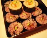 子供お弁当♪ゆかりのり巻き♡きゅうりＩＮ作り方5写真