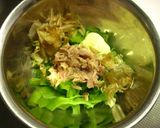 新野菜サラダゴーヤとツナの和え物作り方5写真