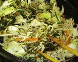 栄養たっぷり！お茶っぱ入り野菜炒め作り方6写真