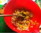 カボチャとチックピーのオーブン焼き作り方6写真