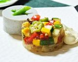 夏野菜のゼリー寄せ♪簡単ﾊﾞｰｼﾞｮﾝ♪作り方8写真