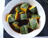 レンジにお任せでも本格的　かぼちゃの煮物作り方3写真