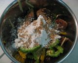 鰻とゴーヤのかき揚げ作り方5写真