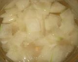 お薦め！冬瓜ときりあげの味噌汁作り方3写真