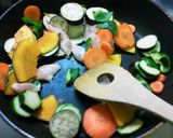 【ノンオイル】焼野菜バルサミコ酢作り方1写真