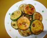 ゆず胡麻香る☆ズッキーニ炒め作り方5写真