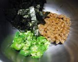 ネバネバおくら納豆✿作り方2写真