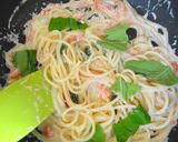 たらこのフレッシュトマトクリームパスタ作り方5写真
