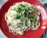 チーズクリームパスタ、みそ風味作り方10写真
