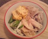 お家居酒屋！！シメの鶏飯作り方1写真